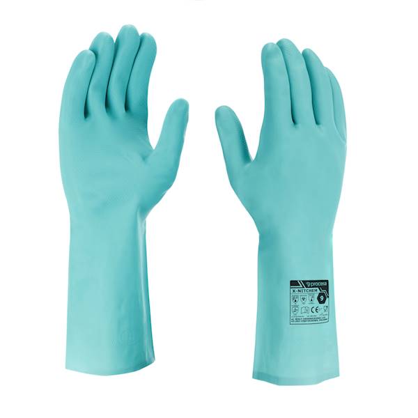 RĘKAWICE LABORATORYJNE NITRYLOWE X-NITCHEM ROZM.8 • RĘKAWICE LABORATORYJNE NITRYLOWE X-NITCHEM