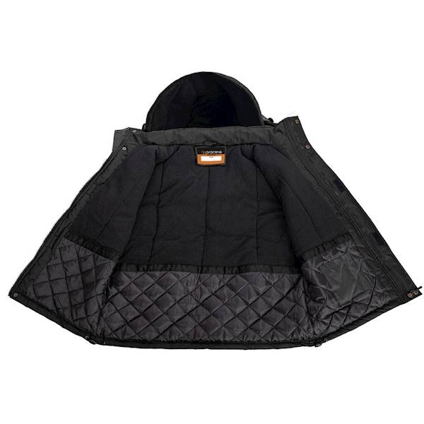 KURTKA OCIEPLANA SILVENA BLACK ROZM.L
