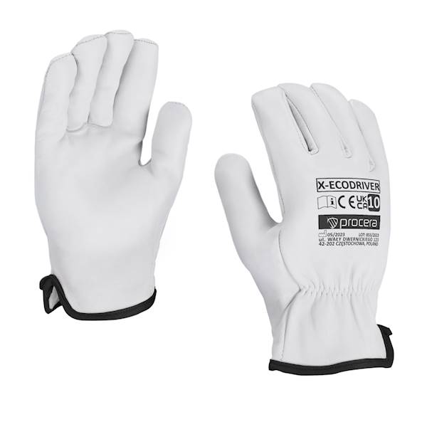 RĘKAWICE CAŁOSKÓRZANE X-ECODRIVER ROZM.10