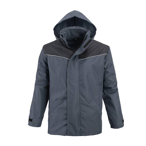 KURTKA 3W1 OCIEPLANA AERO SZARO-CZARNA ROZM.XL