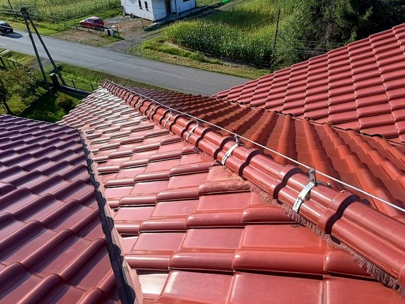 Podpora zwodu na gąsior regulowana duża stal nierdzewna