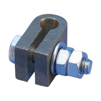 Zacisk dzielony do prętów 5/8", gładki SRC15