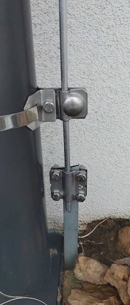 Obejma na rynnę bez paska nierdzewna