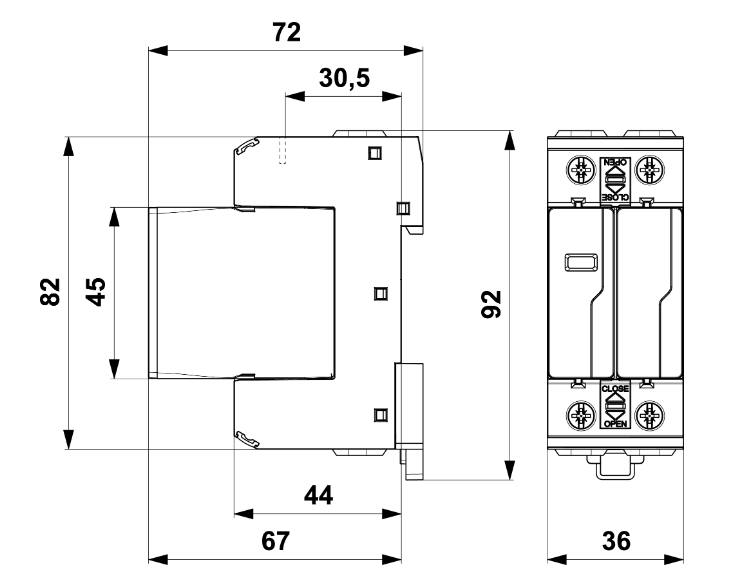 DA-275 V/1+1 Ogranicznik przepięć SALTEK