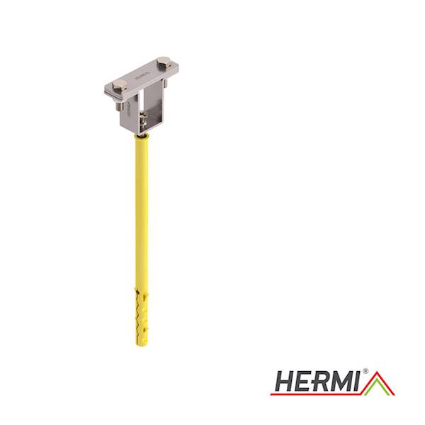 Uchwyt bednarki do ściany max 40x4mm l-100mm stal nierdzewna A2