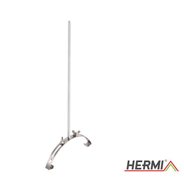 Iglica aluminiowa z uchwytem na gąsior H-1,5m ze stali nierdzewnej