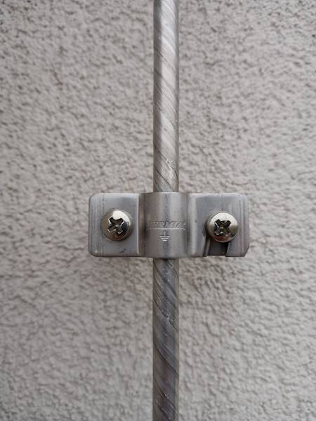 Uchwyt drutu do ściany L=100mm stal nierdzewnal A2