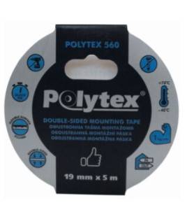Polytex 560 dwustronna taśma montażowa 19mmx5m