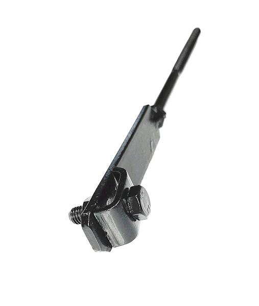 Podpora zwodu do ściany gwint 16cm, czarna