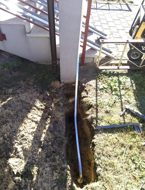 Bednarka ocynkowana 25x4 - odcinek 2,0 mb