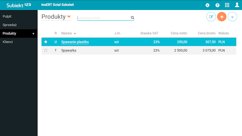 INSERT SUBIEKT 123 (12 miesięcy) BOX