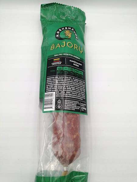 Kiełbasa wędzona na zimno BAJORU 230g