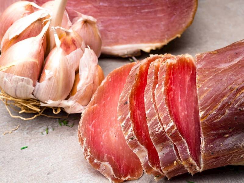 Suszona Kiełbasa KUMPIO SZYNKOWA WIEPRZOWA 200 g
