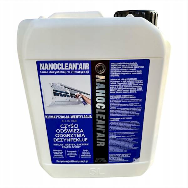 NANOCLEAN AIR gotowy do użycia o zapachu lawendy op. 5L. /AC79G5L/