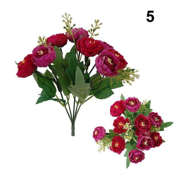 Bukie róż x5, QB36
