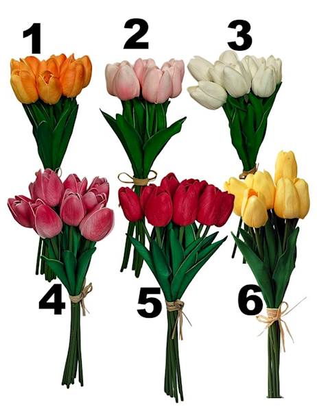 Mini tulipan pęczek x9, G52