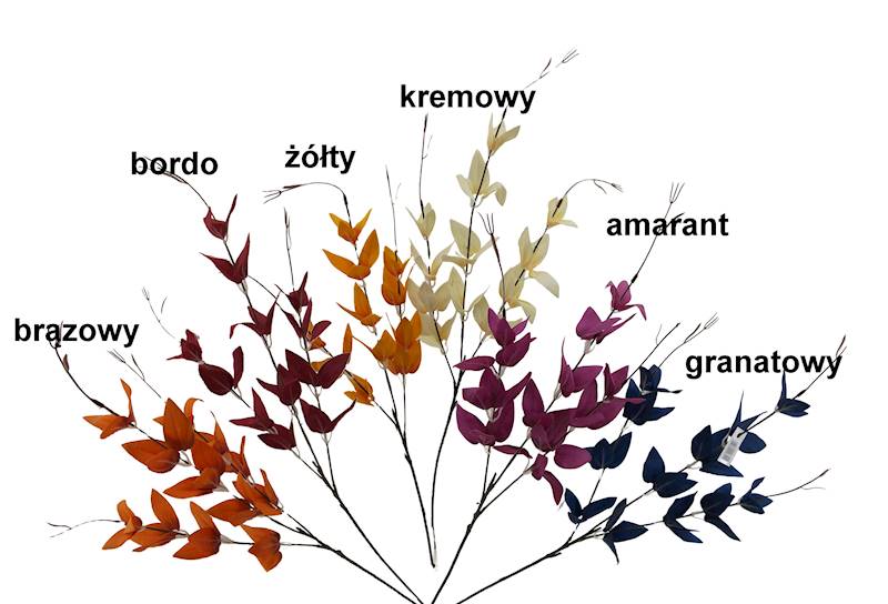 Gałązka barwinek x3, C228