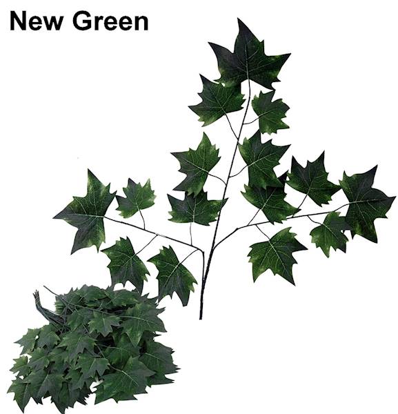 Liść klon x3, C157