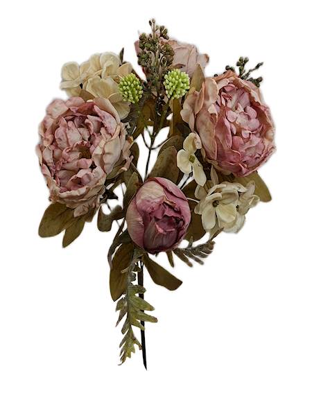 Bukiet peonia x4, C390