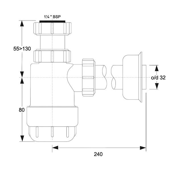 Półsyf.but.nis.5/4x32mm  HC2