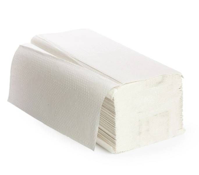 Ręczniki składane ZZ szare makulatura 4000szt.