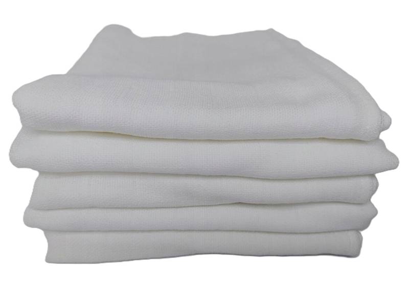 Pielucha tetrowa biała 60x80