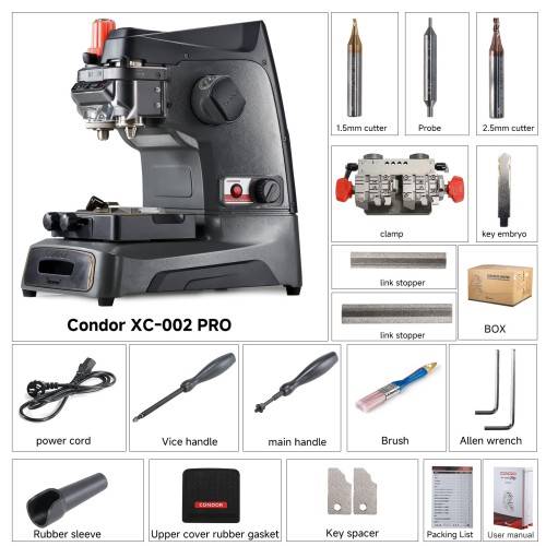 FREZARKA DO KLUCZY XC002-PRO
