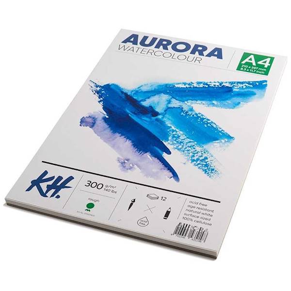 BLOK DO AKWARELI AURORA Rough 300 G A4