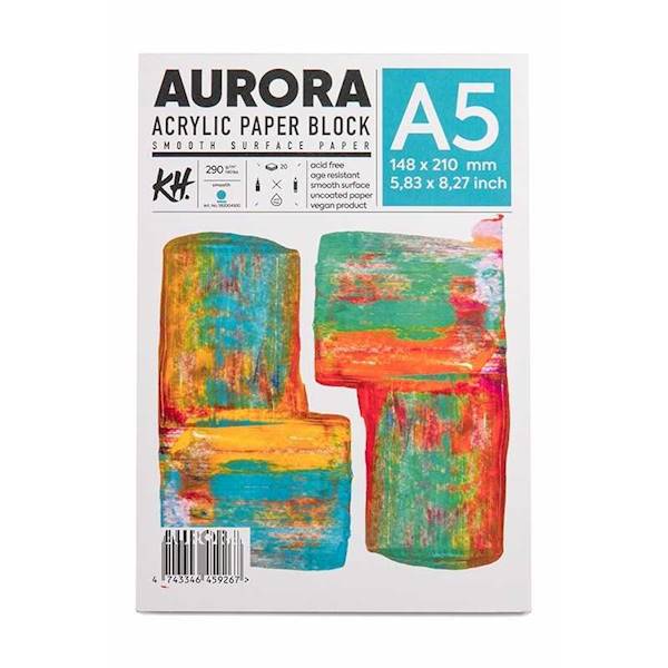 BLOK DO FARB AKRYLOWYCH AURORA A5