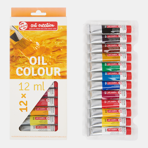 ZESTAW FARB OLEJNYCH AC 12X12 ML TALENS