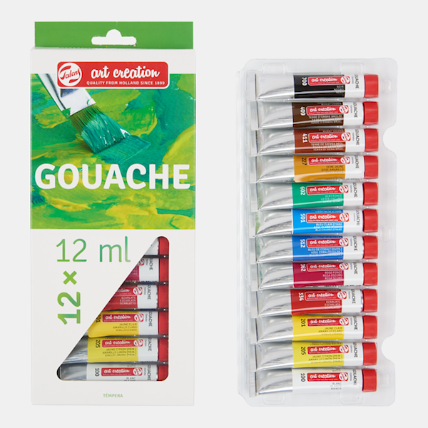ZESTAW GOUACHE AC 12X12 ML TALENS