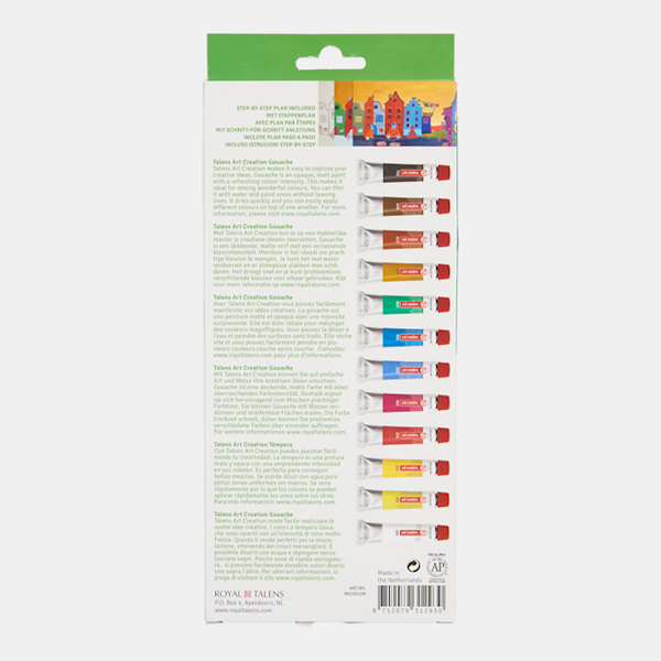 ZESTAW GOUACHE AC 12X12 ML TALENS