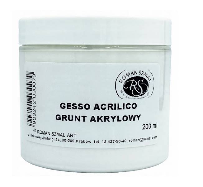 GESSO GRUNT AKRYLOWY 200 ML SZMAL