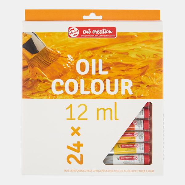 ZESTAW FARB OIL COLOUR 24X12 ML TALENS