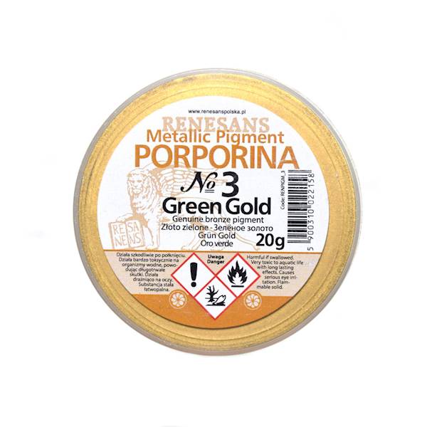 PORPORINA 3 GREEN GOLD RENESANS