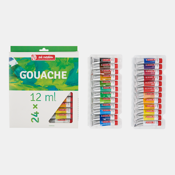 ZESTAW FARB GOUACHE 24X12 ML TALENS