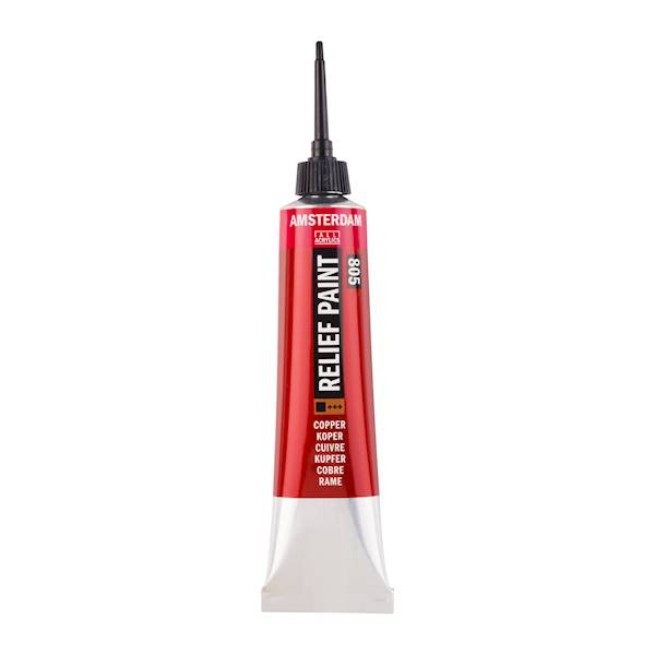 RELIEF PAINT AMSTERDAM 805 COPPER 20 ML TALENS