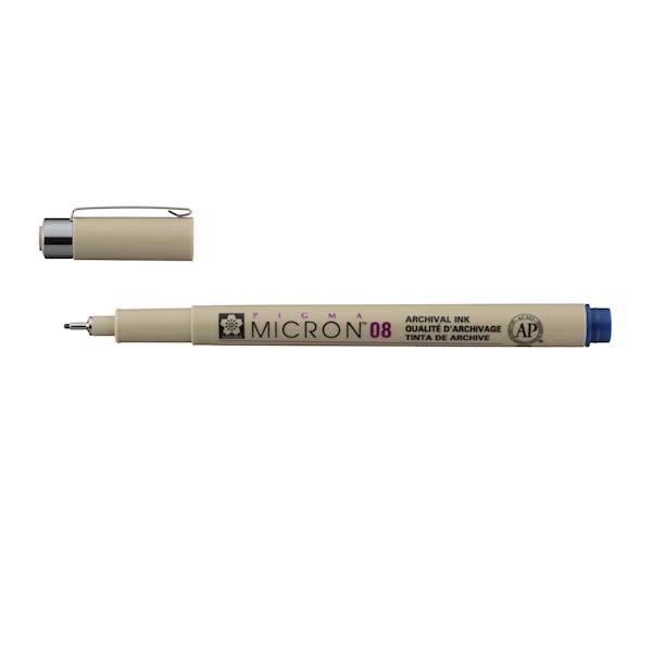 PIGMA MICRON 08 NIEBIESKI 36