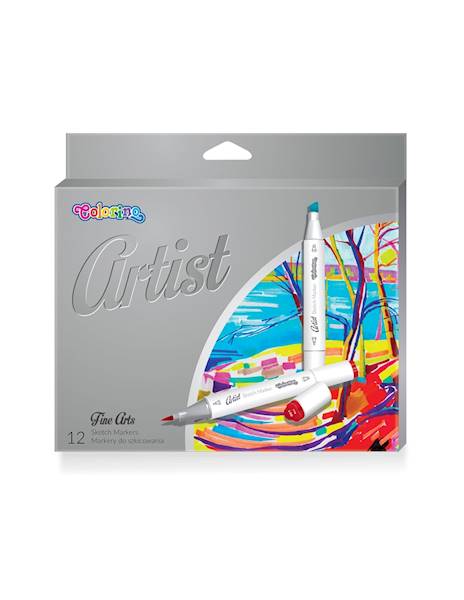 MARKERY DWUSTRONNE ARTIST 12 COLORINO