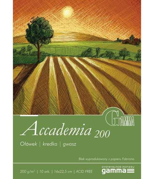 BLOK ACCADEMIA 200g 16X22,5 GAMMA