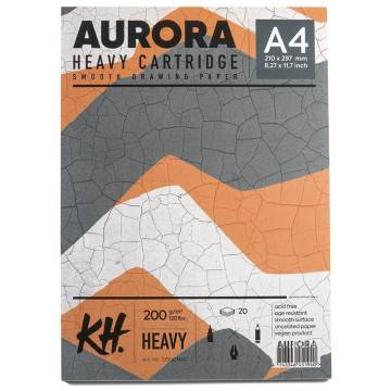 BLOK HEAVY CARTRIDGE A4 200g AURORA