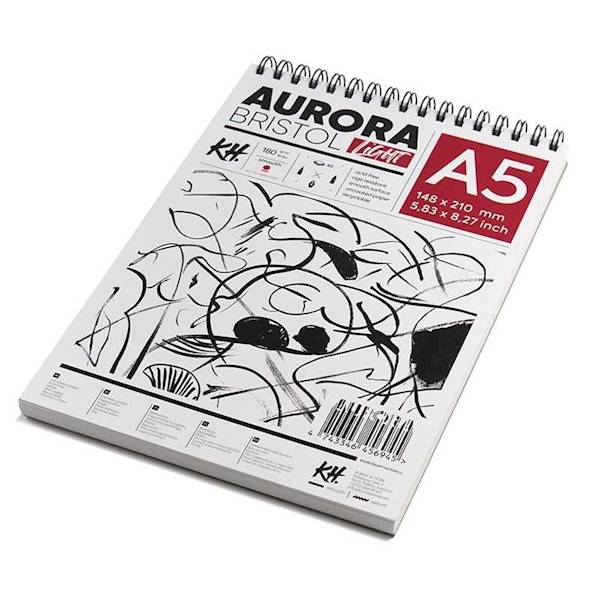 BLOK AURORA BRISTOL LIGHT 180G A5