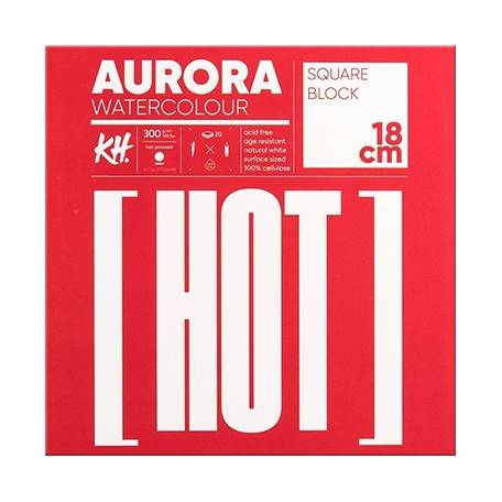 BLOK DO AKWARELI RAW HOT 18X18 AURORA