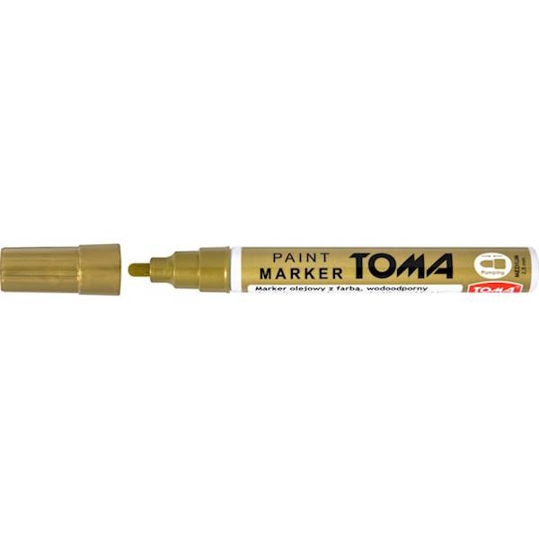 MARKER OLEJOWY 2,5 MM ZŁOTY TOMA