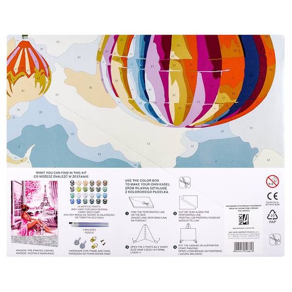 MALOWANIE PO NUMERACH SŁONECZNIKI