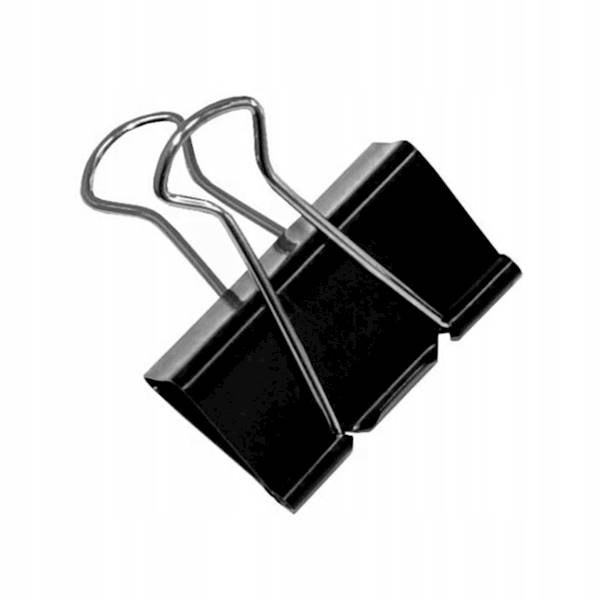 KLIPY CZARNE 50 MM METALOWE