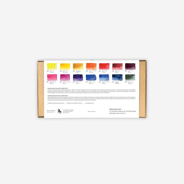 Zestaw farb akwarelowych Aquarius Botanical Izabela Wolska-Kuśmider