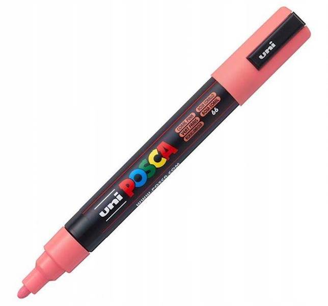 Marker POSCA PC-5M 66 CORAL PINK