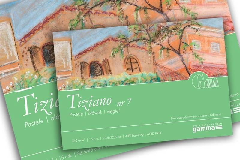 Blok do pasteli GAMMA Tiziano nr 10 32,5x45 cm 160g 15 arkuszy