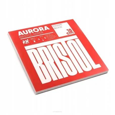 BLOK BRISTOL AURORA 300G 18X18CM